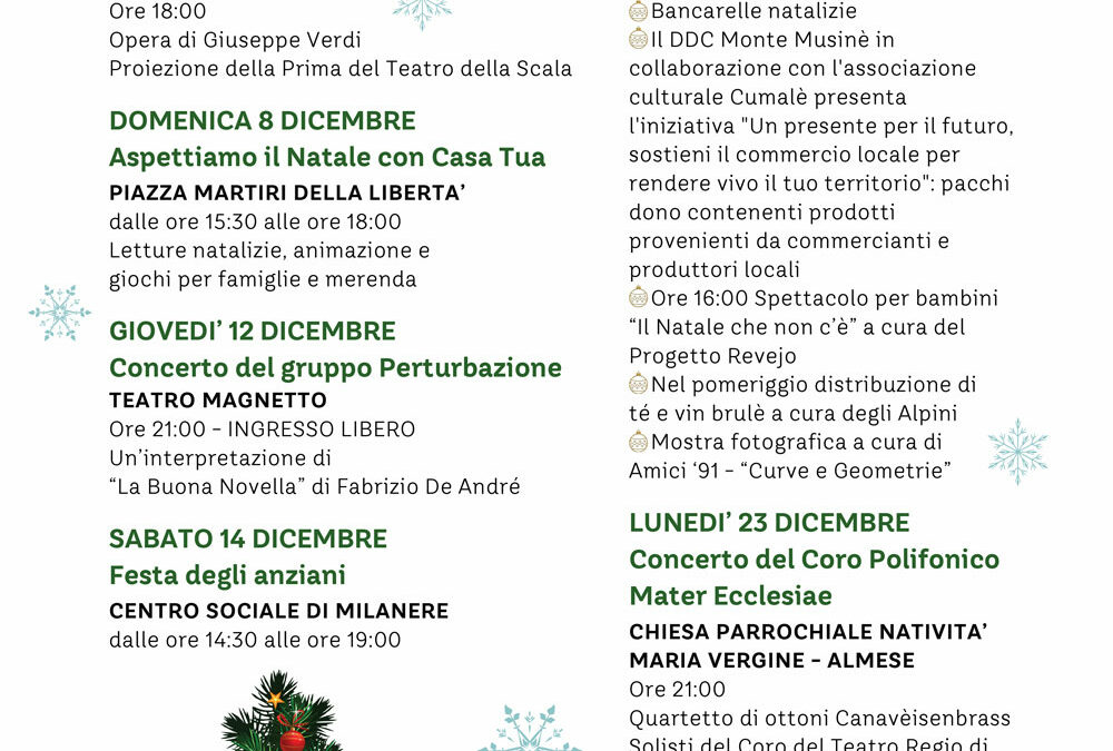 Natale 2024 ad Almese